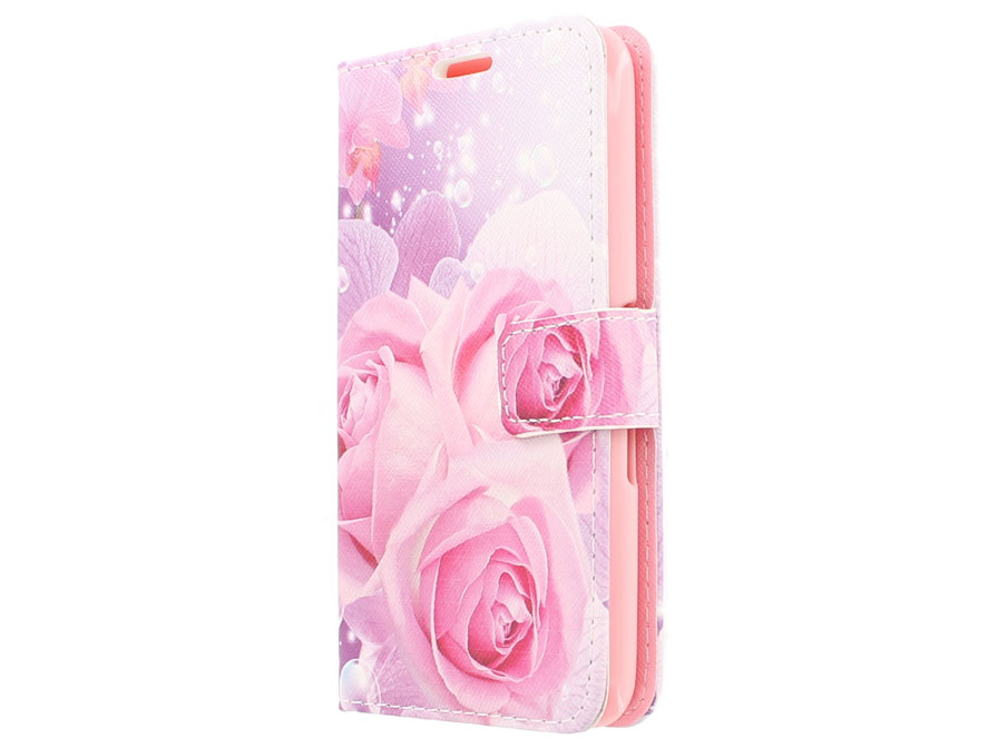 Rose Book Case - Sony Xperia E4 hoesje
