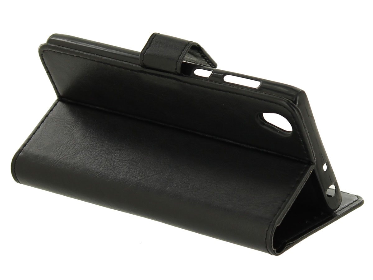 Wallet Bookcase Zwart - Sony Xperia L1 hoesje