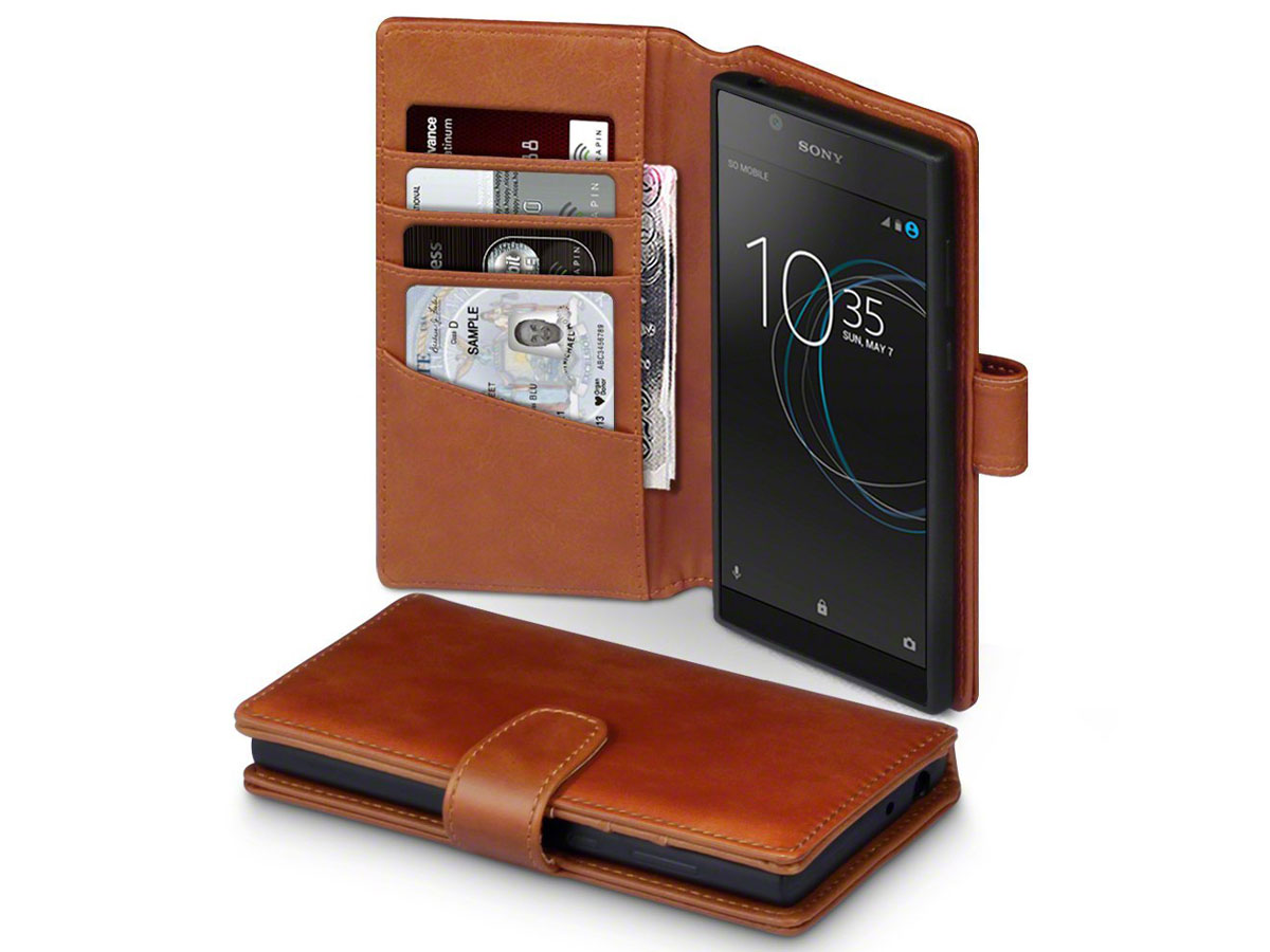 CaseBoutique Leather Case - Leren Sony Xperia L1 Hoesje