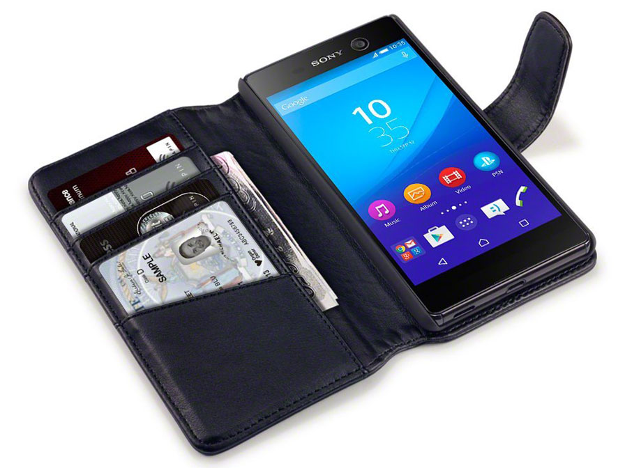 CaseBoutique Leather Case - Sony Xperia M5 hoesje