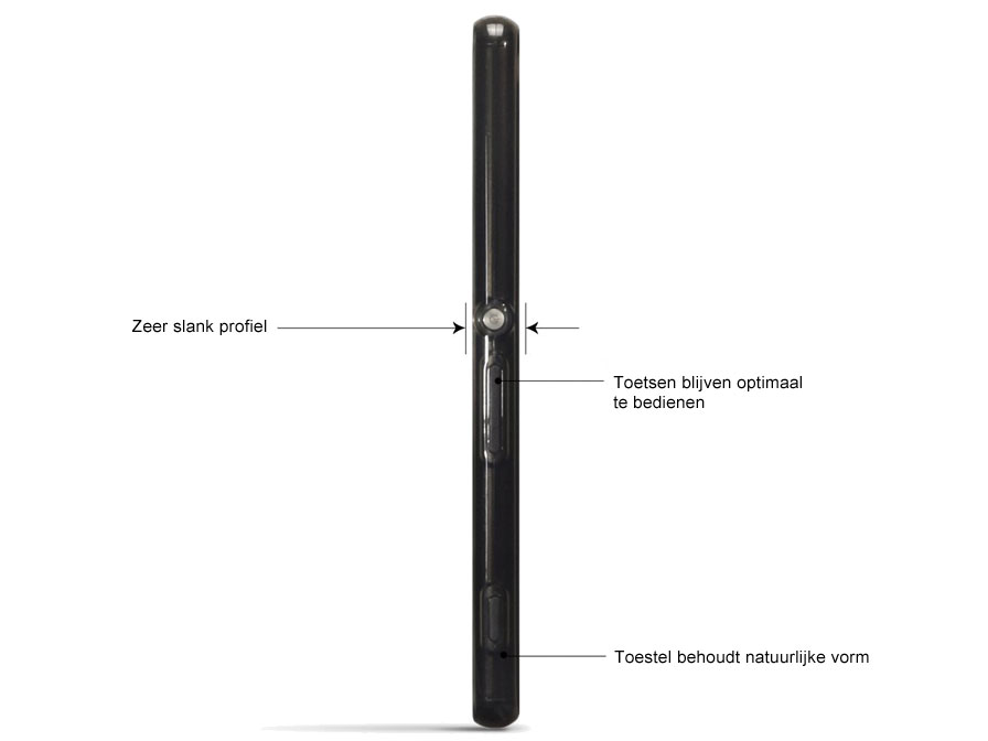CaseBoutique TPU Soft Case - Sony Xperia M5 hoesje