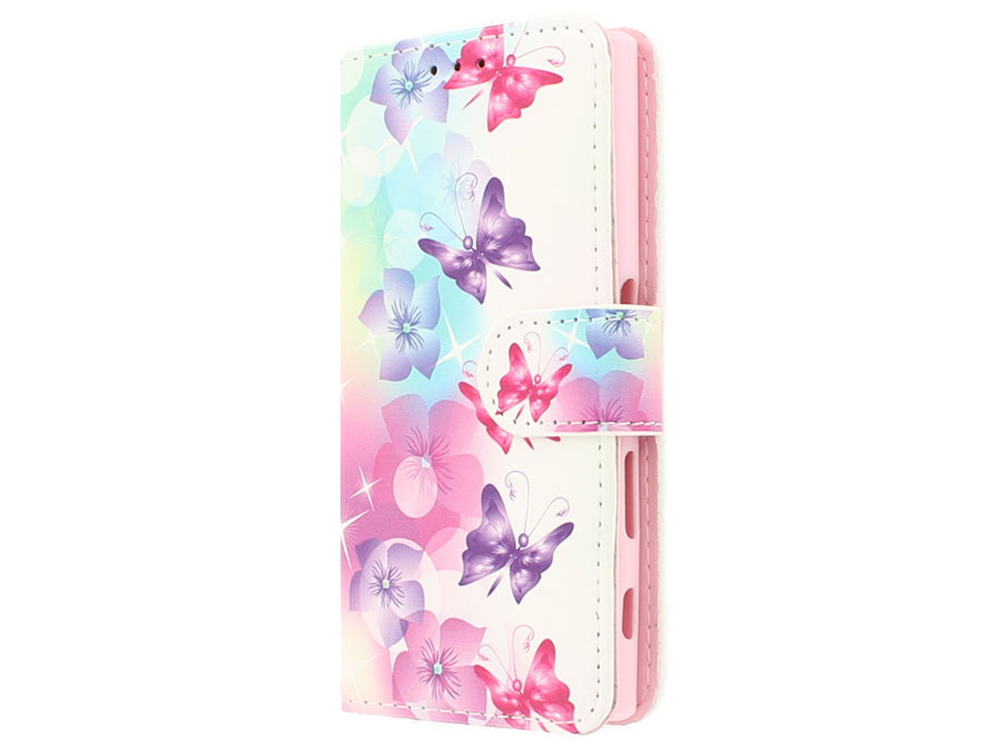 Butterfly Bookcase - Sony Xperia X Compact hoesje