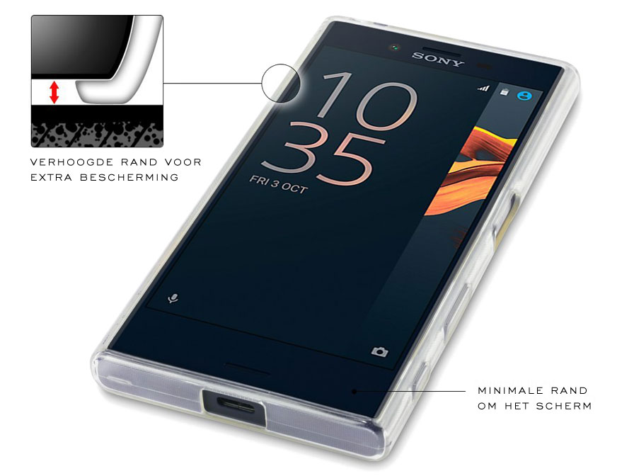 Transparant TPU Sony Xperia X Compact hoesje