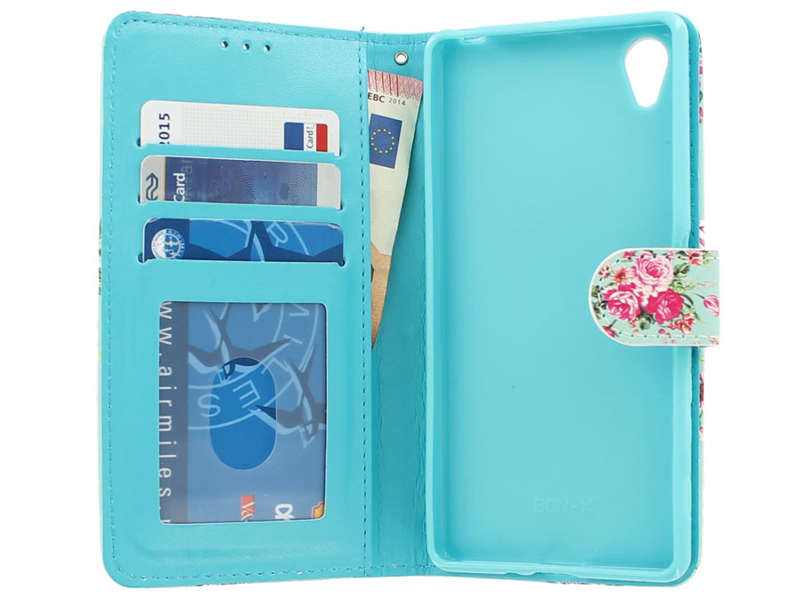 Flower Bookcase - Sony Xperia XA hoesje