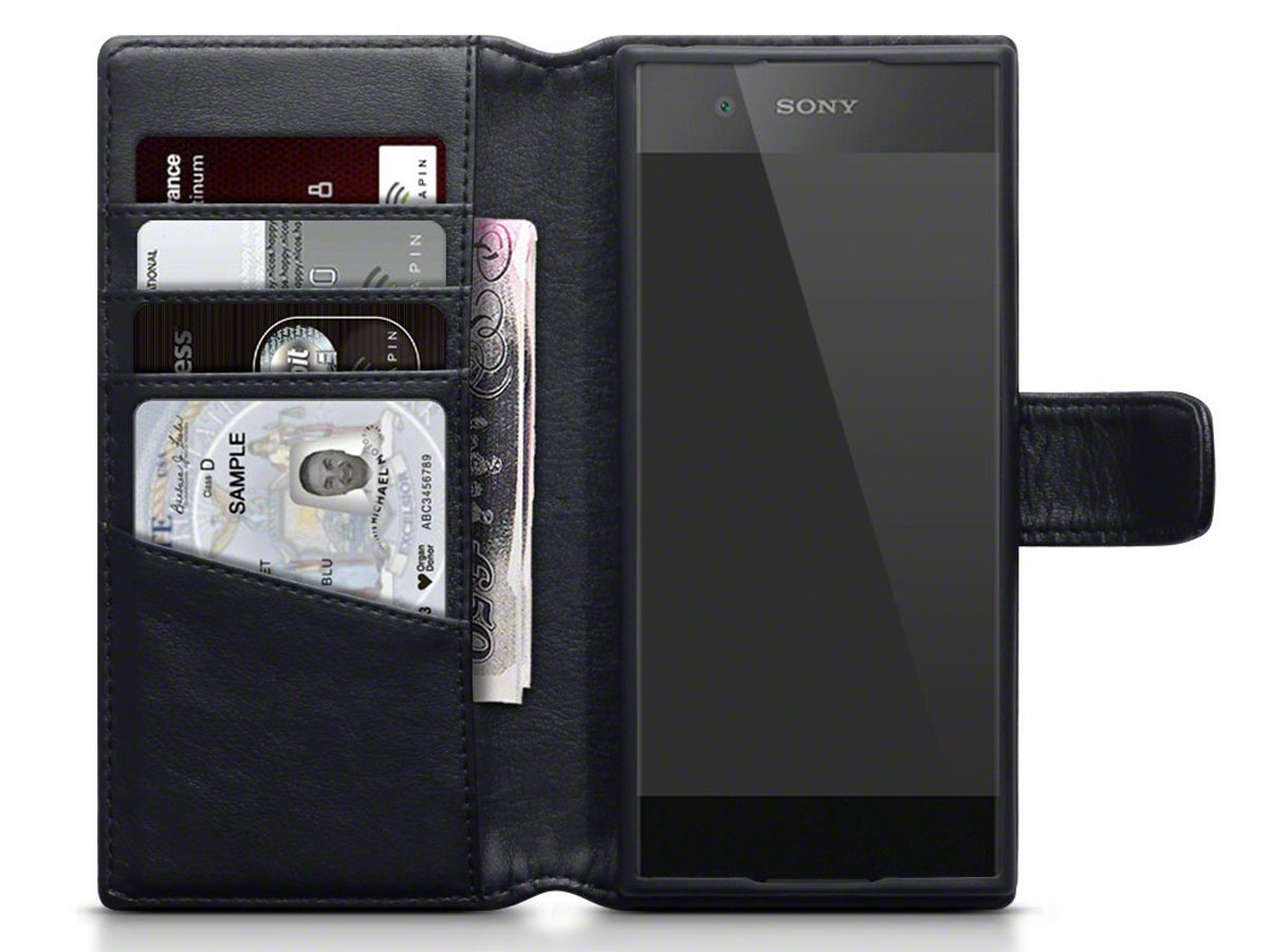 CaseBoutique Bookcase Leer - Leren Sony Xperia XA1 Hoesje