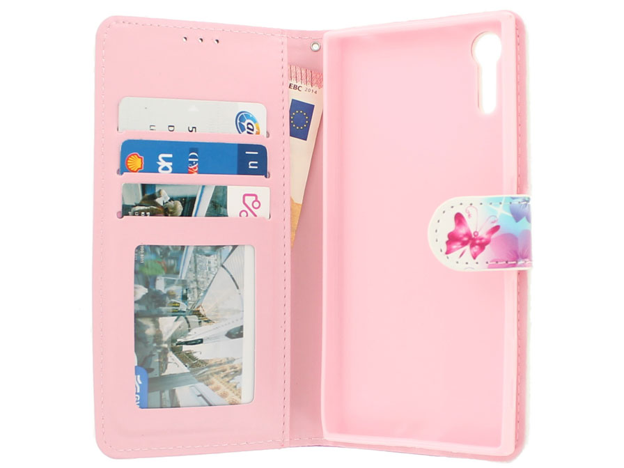 Butterfly Bookcase - Sony Xperia XZ / XZs hoesje