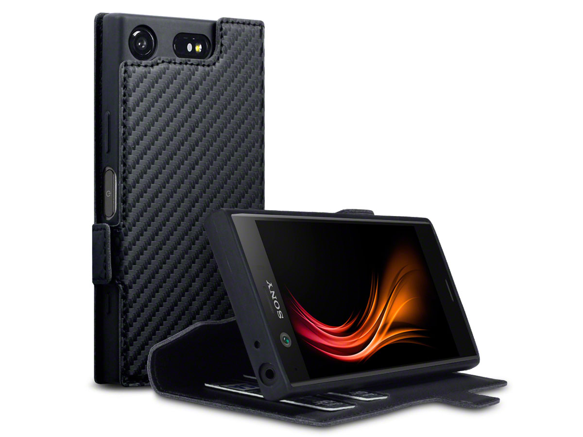 Housse étui Sony Xperia XZ1 Motif Arbre Chat En PU Cuir Violet Avec