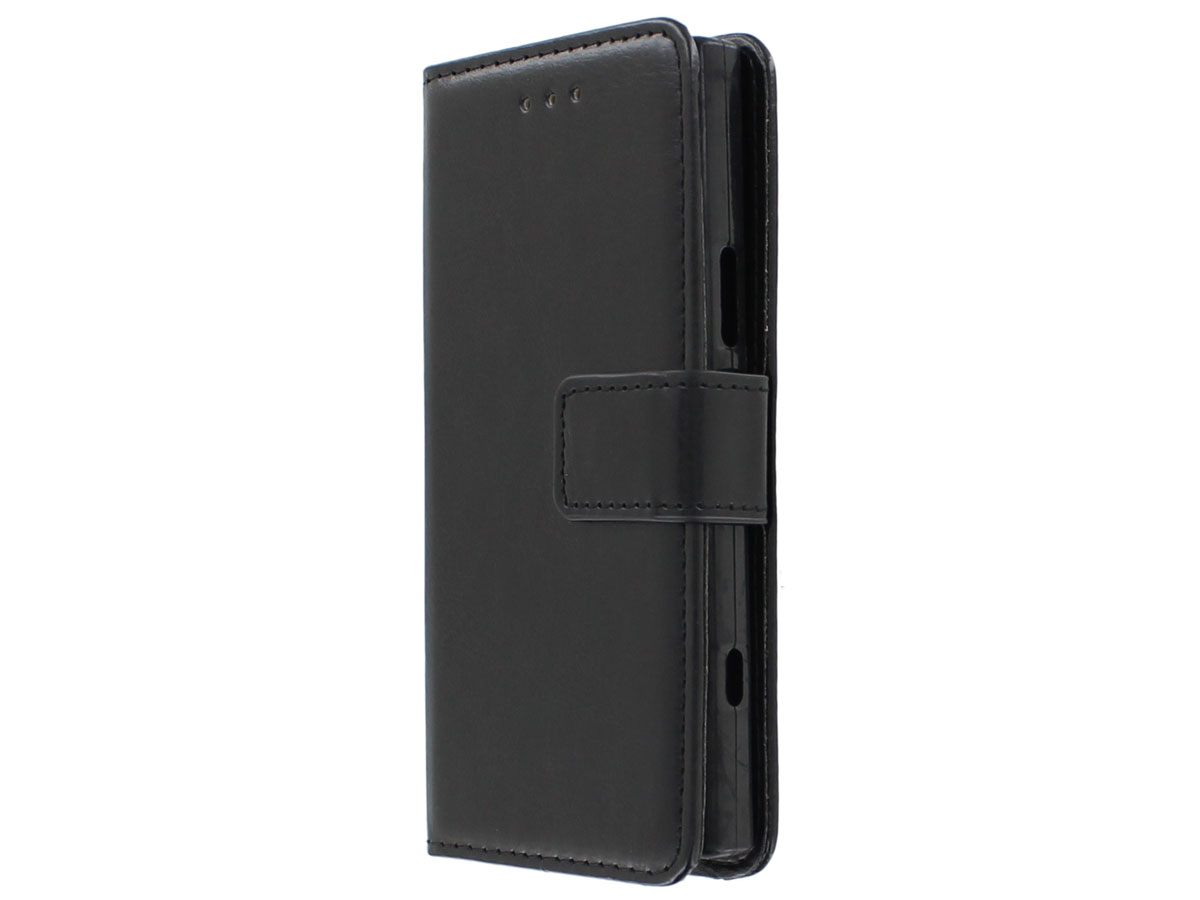 Bookcase Wallet Zwart - Sony Xperia XZ1 Compact hoesje