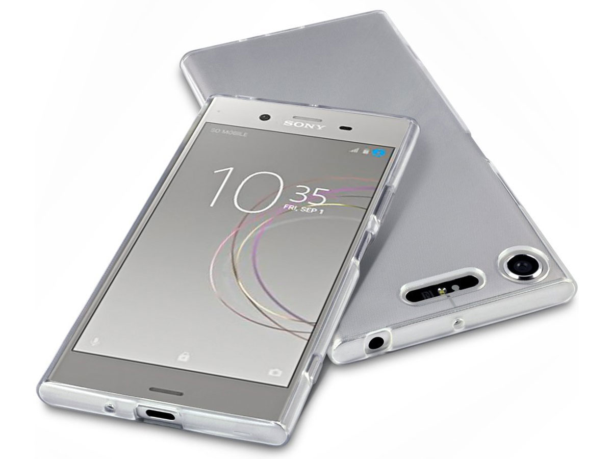 Transparante TPU Case - Sony Xperia XZ1 hoesje