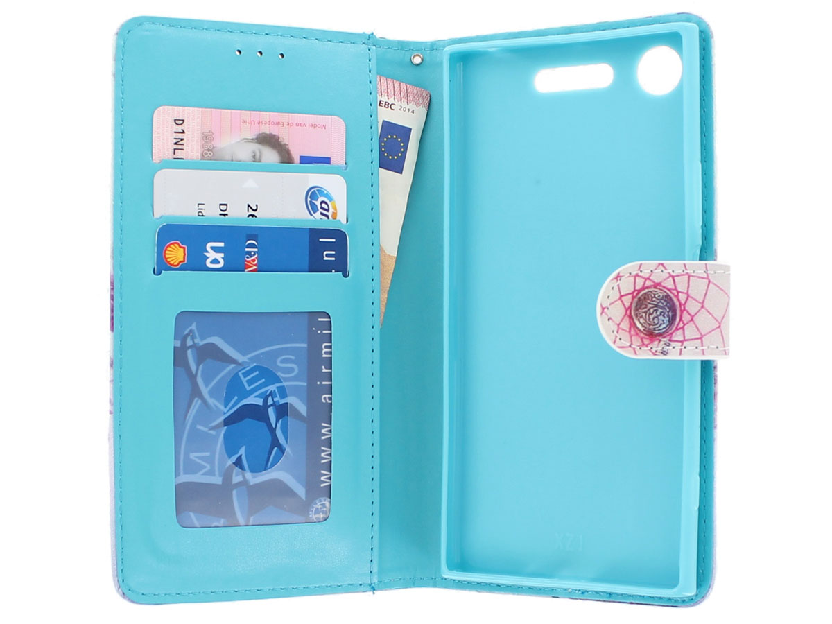 Dromenvanger Bookcase Wallet - Sony Xperia XZ1 hoesje
