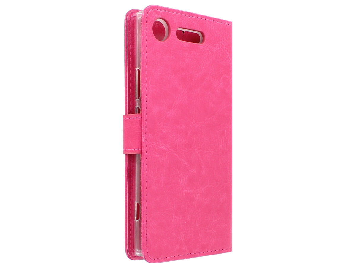 Bookcase Wallet Roze - Sony Xperia XZ1 hoesje