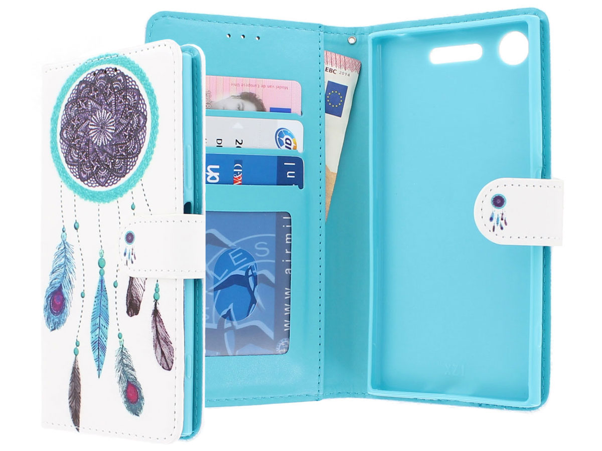 Dreamcatcher Bookcase Wallet - Sony Xperia XZ1 hoesje
