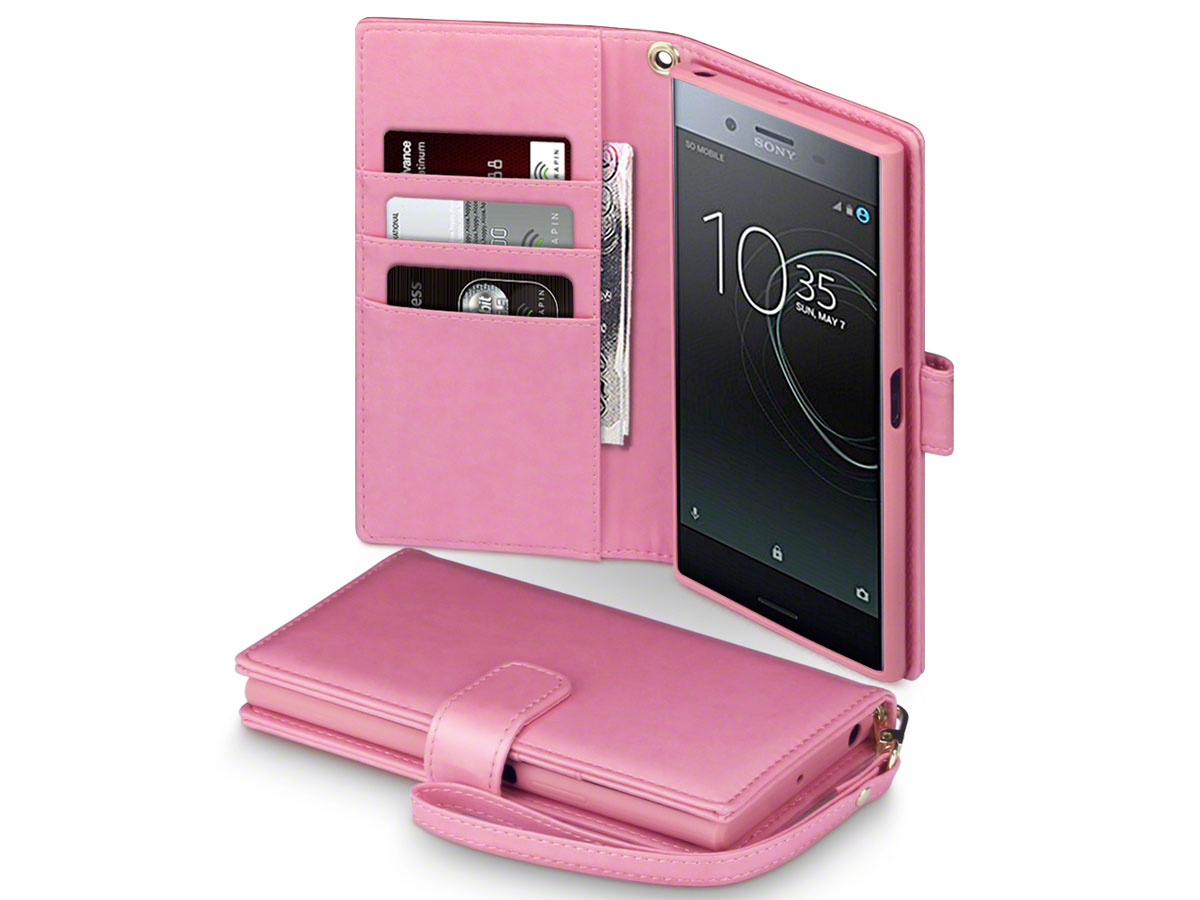 CaseBoutique Bookcase Rose - Sony Xperia XZ Premium Hoesje