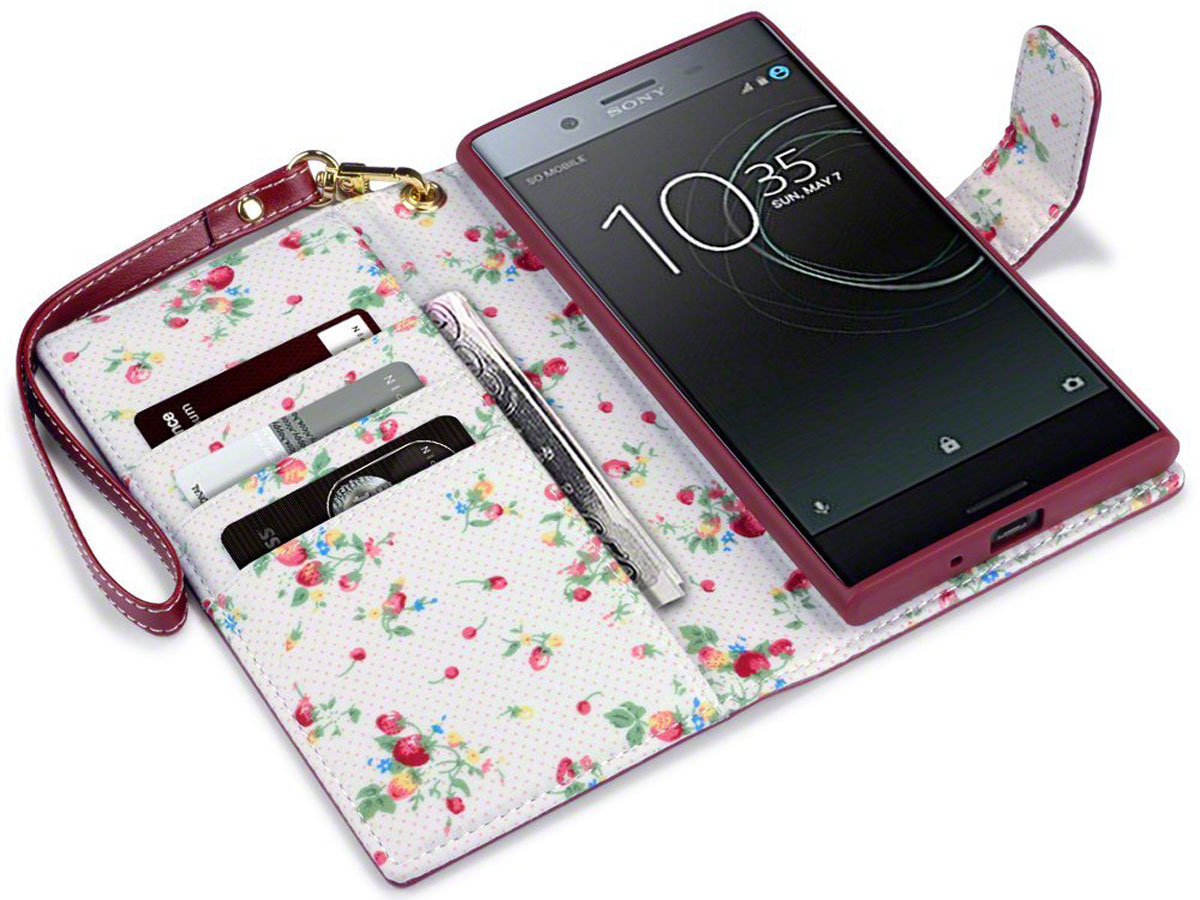 CaseBoutique Flower Case - Sony Xperia XZ Premium Hoesje
