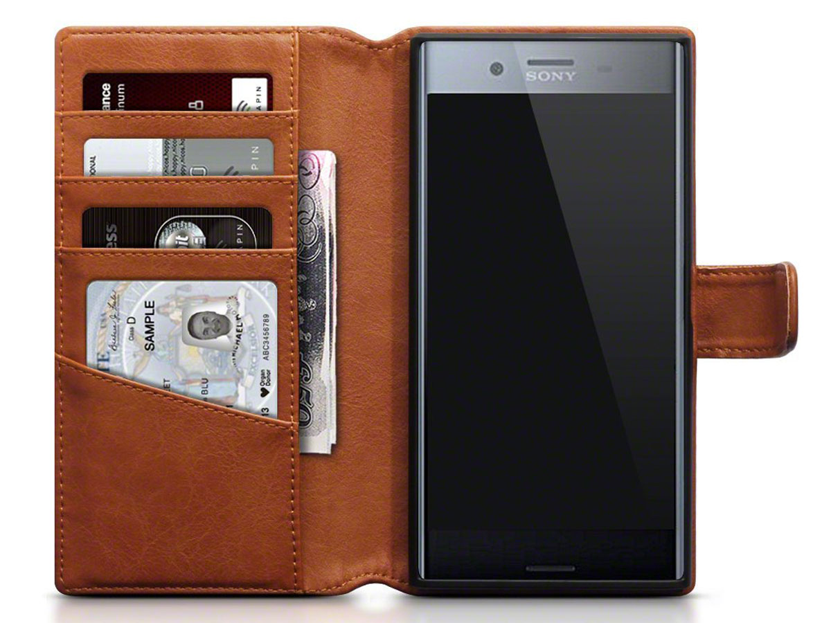 CaseBoutique Leren Case - Sony Xperia XZ Premium Hoesje