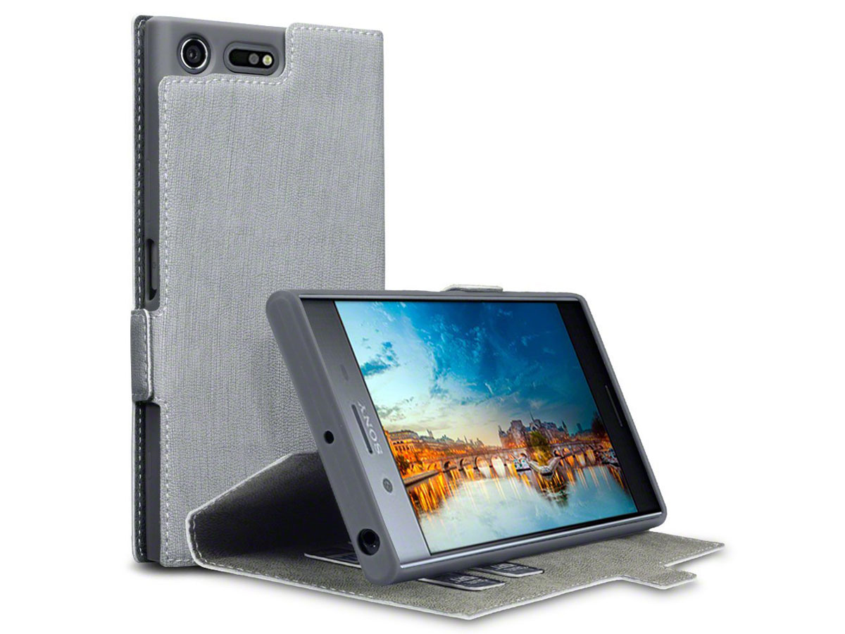 Covert Slim Bookcase - Sony Xperia XZ Premium Hoesje