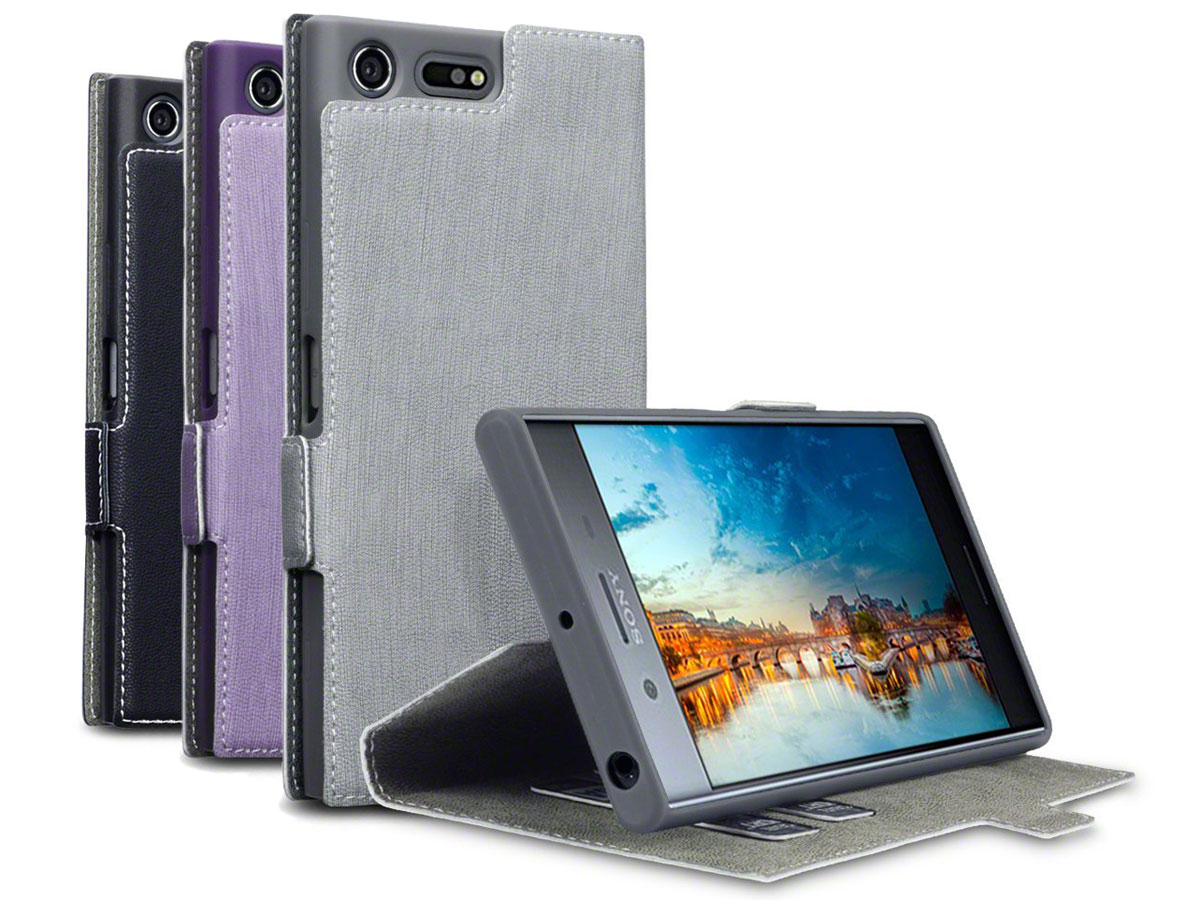 Covert Slim Bookcase - Sony Xperia XZ Premium Hoesje
