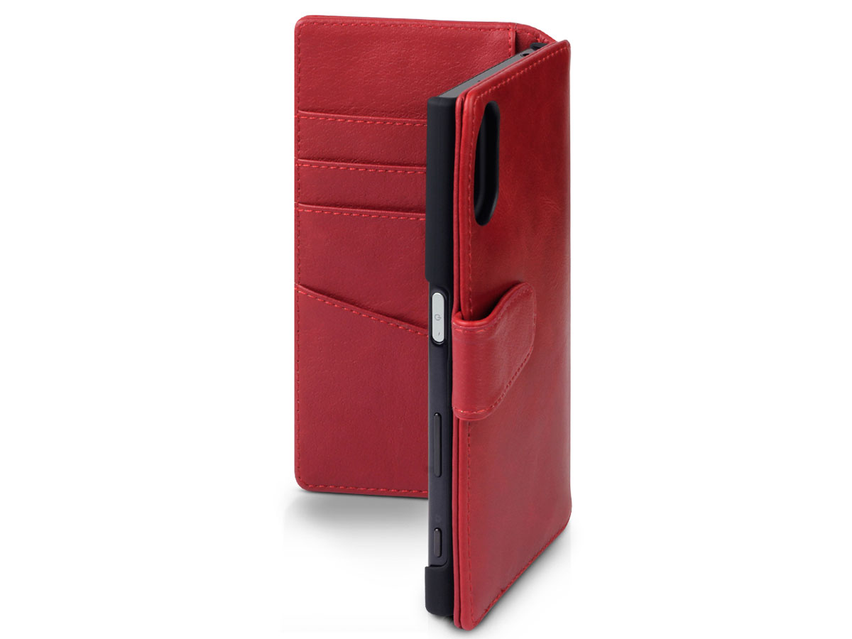 CaseBoutique Bookcase Rood Leer - Sony Xperia XZ/XZs hoesje
