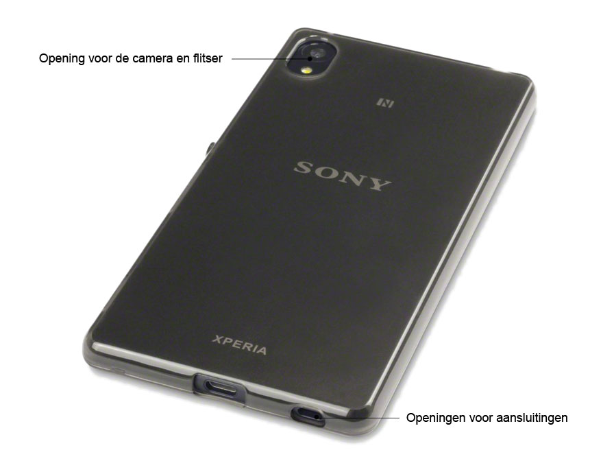 CaseBoutique TPU Soft Case - Hoesje voor Sony Xperia Z3 Plus