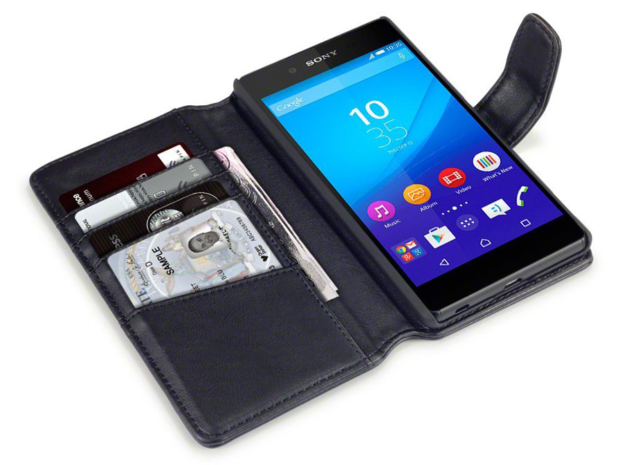 CaseBoutique Leather Wallet Case - Sony Xperia Z3 Plus hoesje