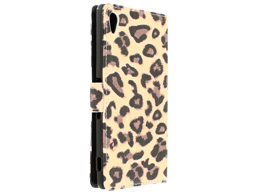 Leopard Book Case Hoesje voor Sony Xperia Z3 Plus
