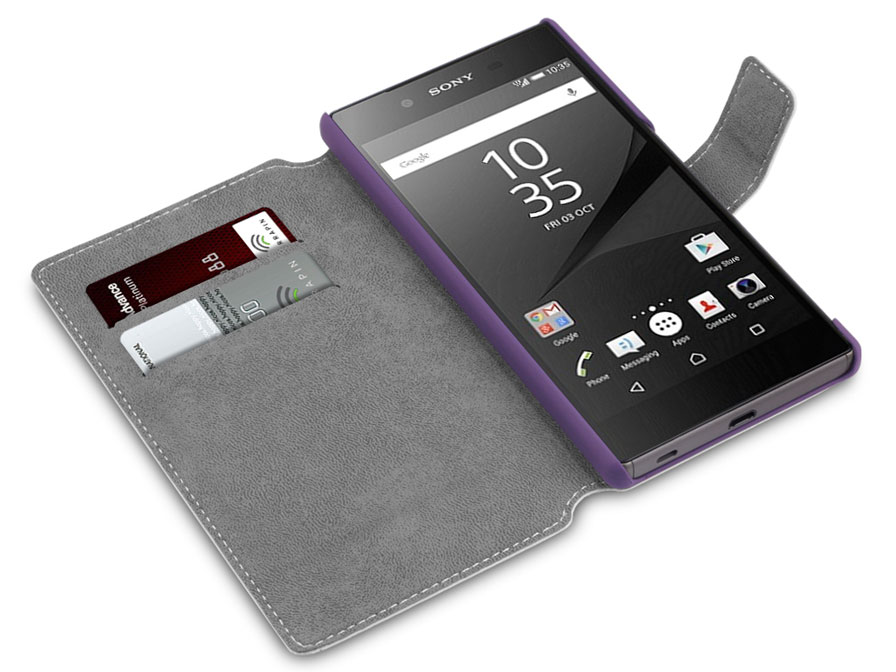 Covert Ultraslim Bookcase - Sony Xperia Z5 hoesje