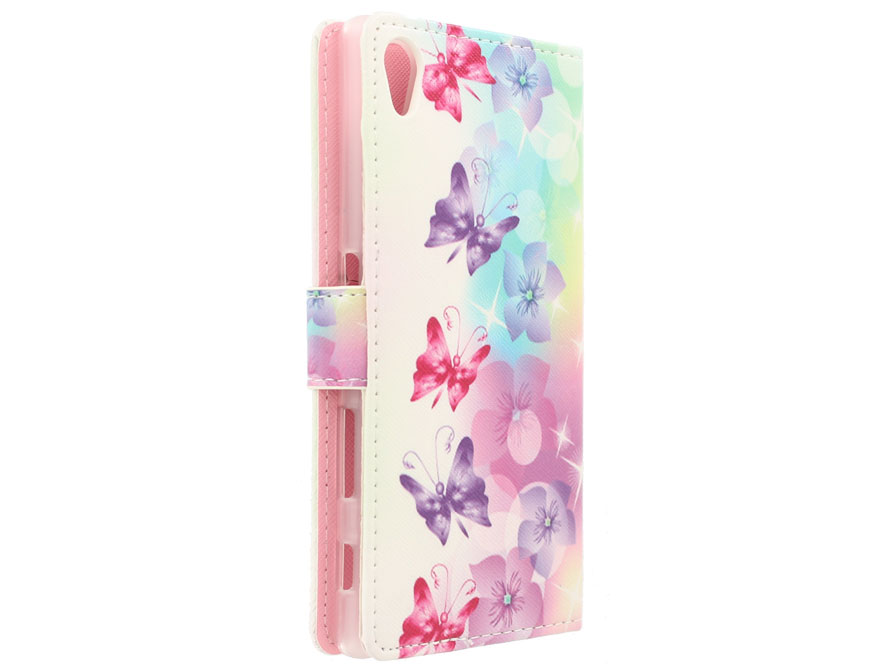 Butterflies Book Case - Sony Xperia Z5 hoesje