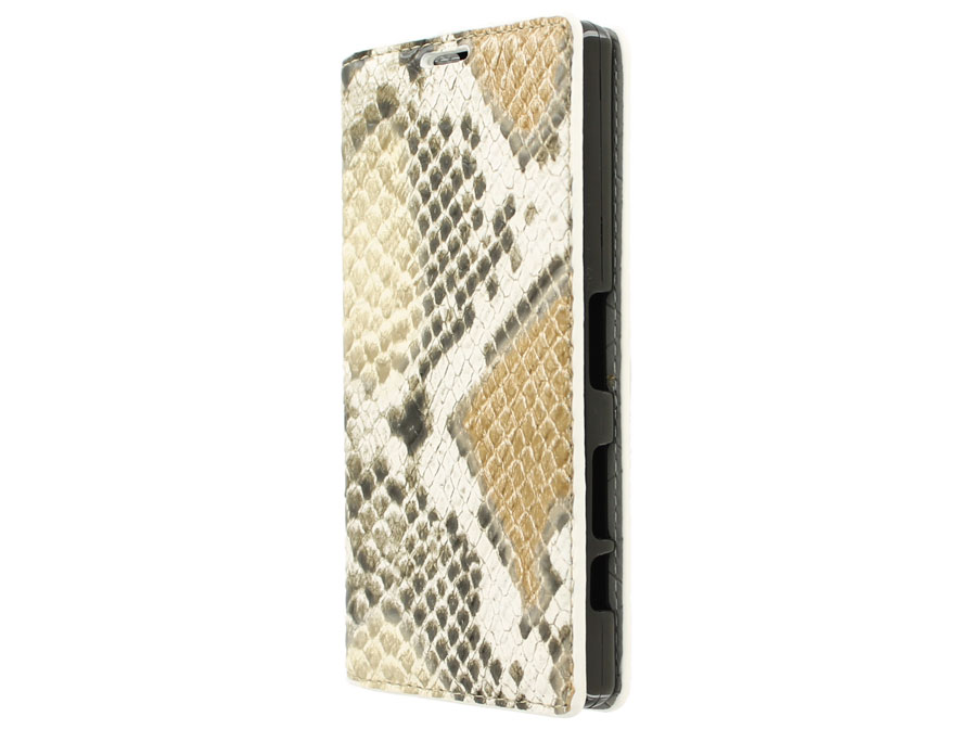 Slimline Snake Bookcase - Sony Xperia Z5 Compact hoesje