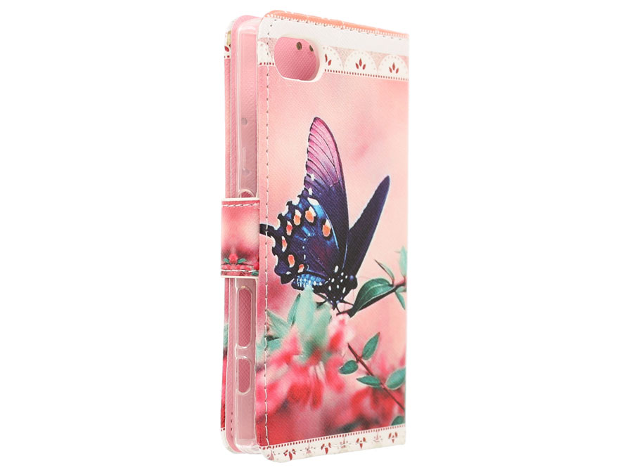 Butterfly Book Case - Sony Xperia Z5 Compact hoesje