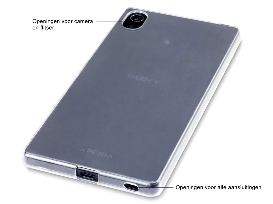 Doorzichtige TPU Case - Sony Xperia Z5 Premium hoesje