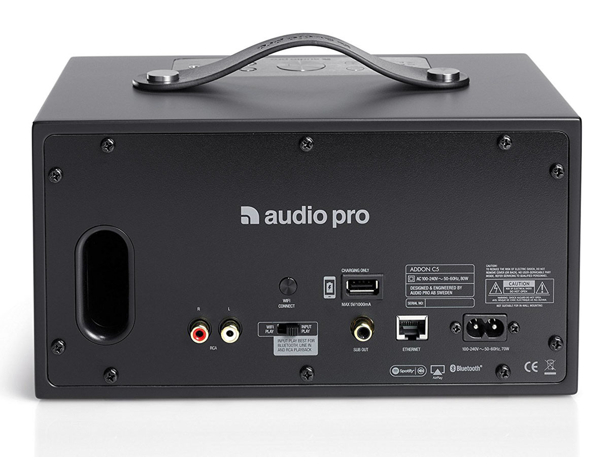 Audio Pro Addon C5 Multiroom Speaker - Zwart