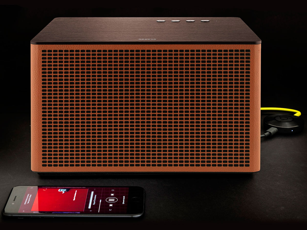 Geneva Acustica Lounge Bluetooth HiFi Speaker - Cognac