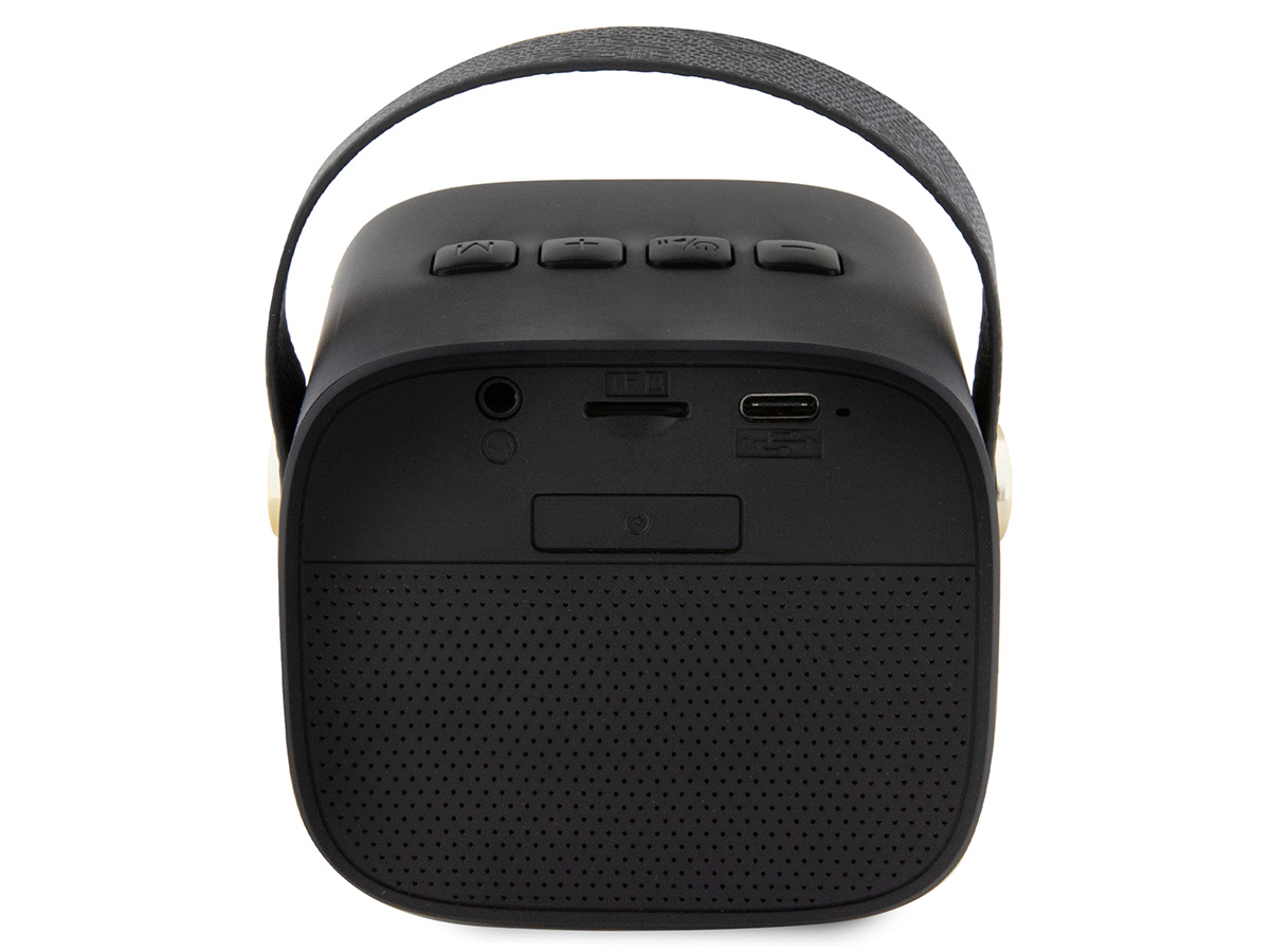 Guess 4G Monogram Bluetooth Speaker/FM Radio - Zwart