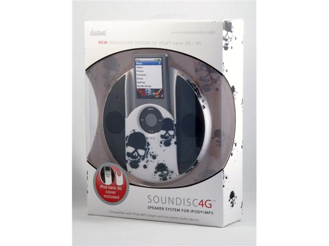 iWave SoundDisc Speaker voor iPod Nano (Skulls)