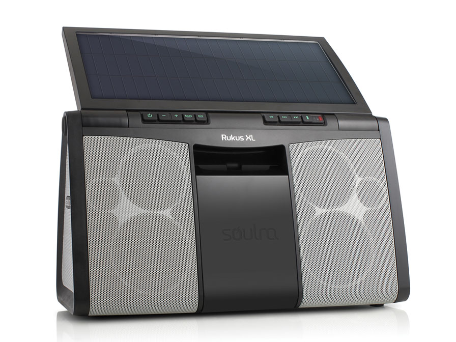 Soulra Rukus XL - 22W Bluetooth Speaker met Solar Panel