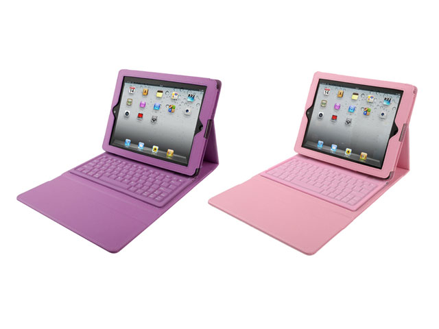 Keyboard Folio Kunstleren Hoes Case voor iPad 2, 3 & 4