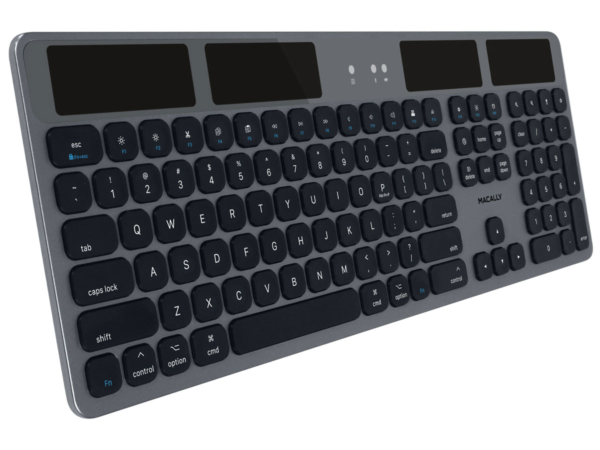 MacAlly Solar Bluetooth Apple Keyboard - QWERTY - BTSOLARKEYSG