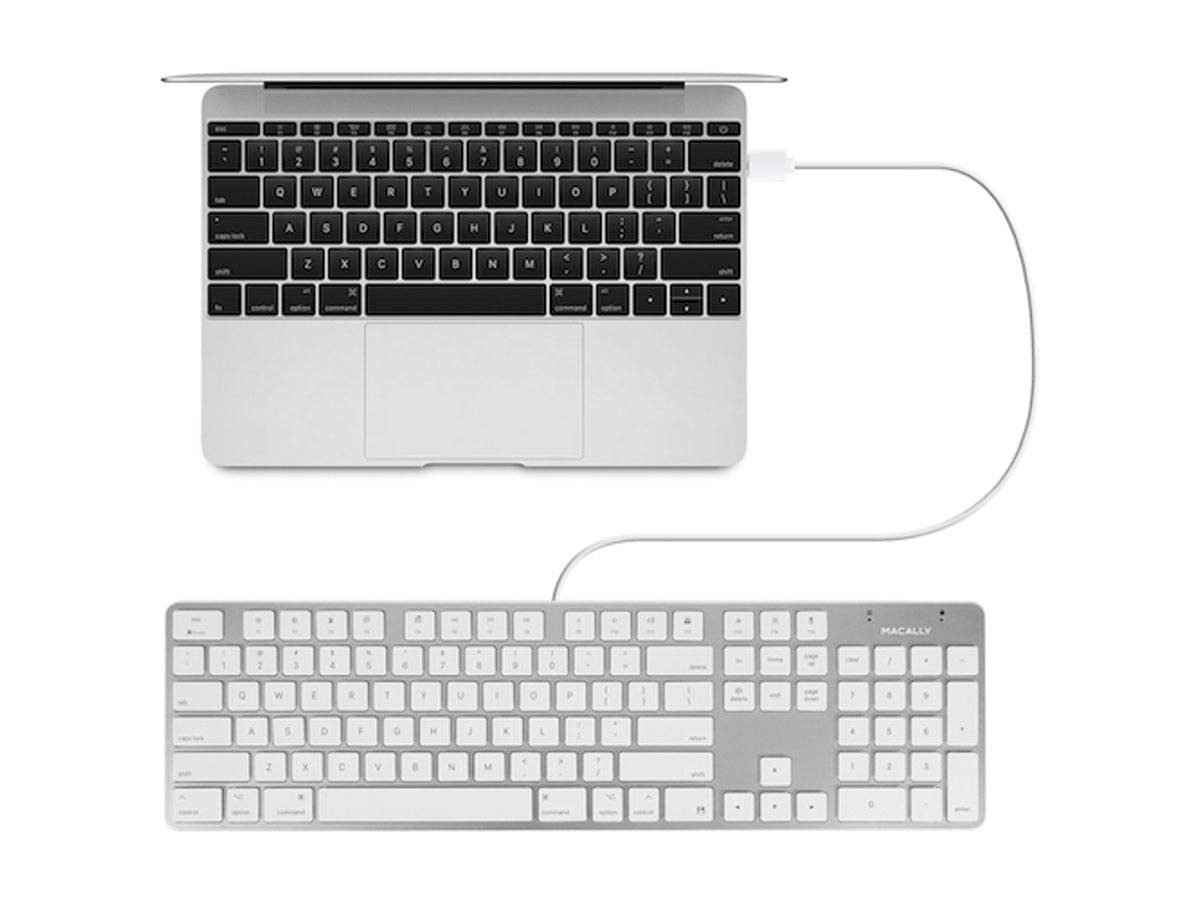 MacAlly Wired Apple Keyboard - QWERTY - SLIMKEYPROA