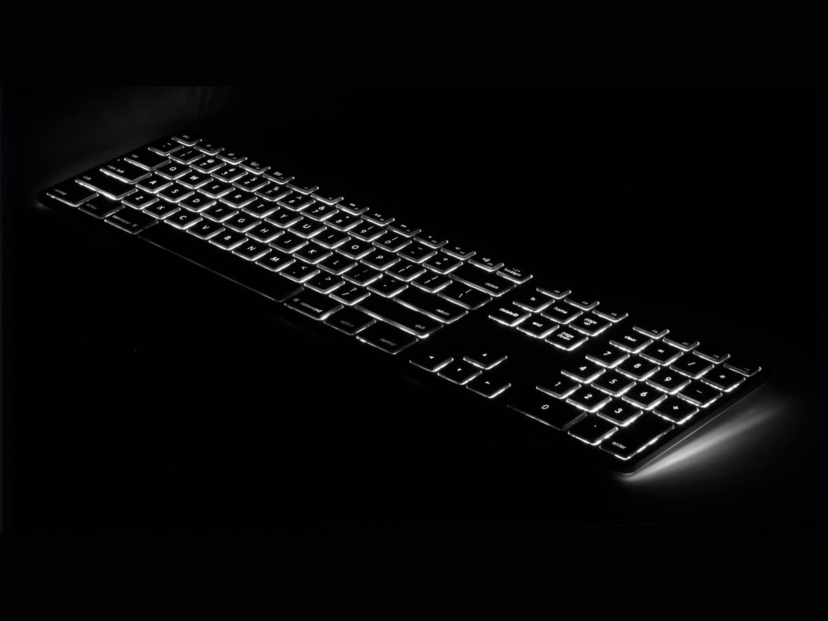 Matias RGB Wired Aluminum Keyboard AZERTY (Silver)