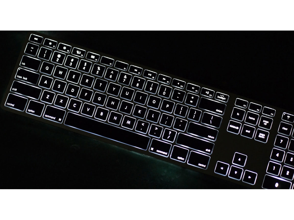 Menda City commando stap Matias Wireless Aluminium Backlit Keyboard | Silver