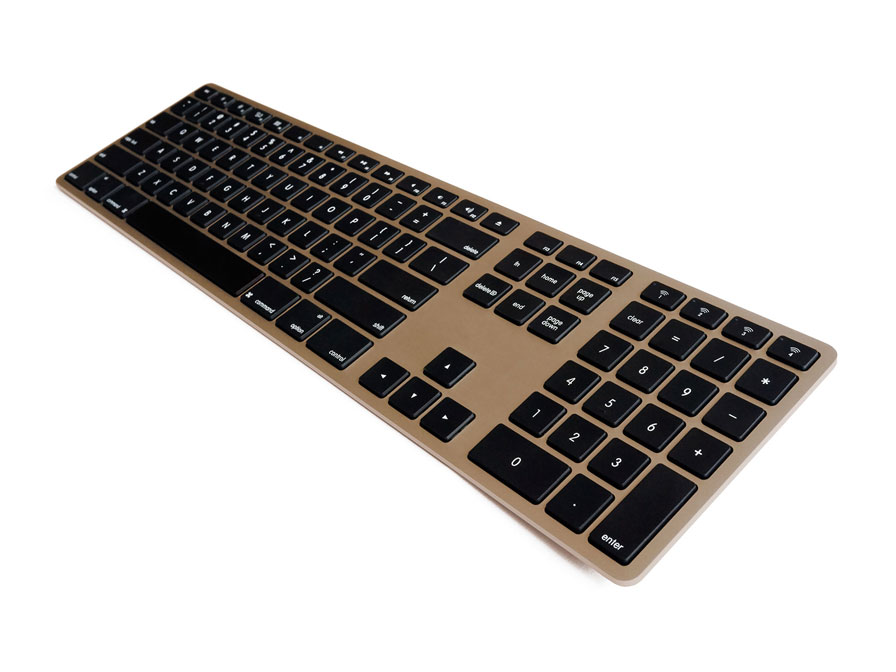 Matias Wireless Aluminum Keyboard QWERTY (Goud)