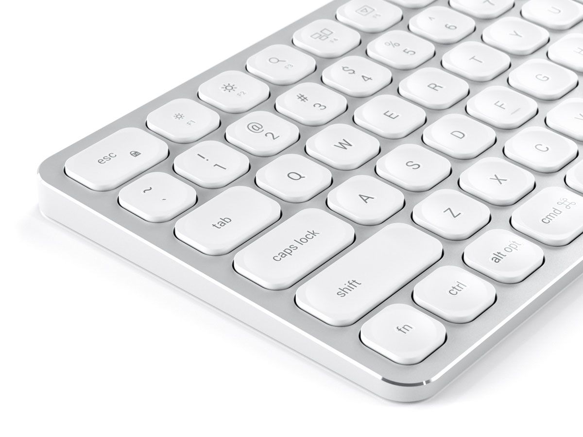 Satechi Aluminum Wired USB Keyboard AZERTY (Silver)