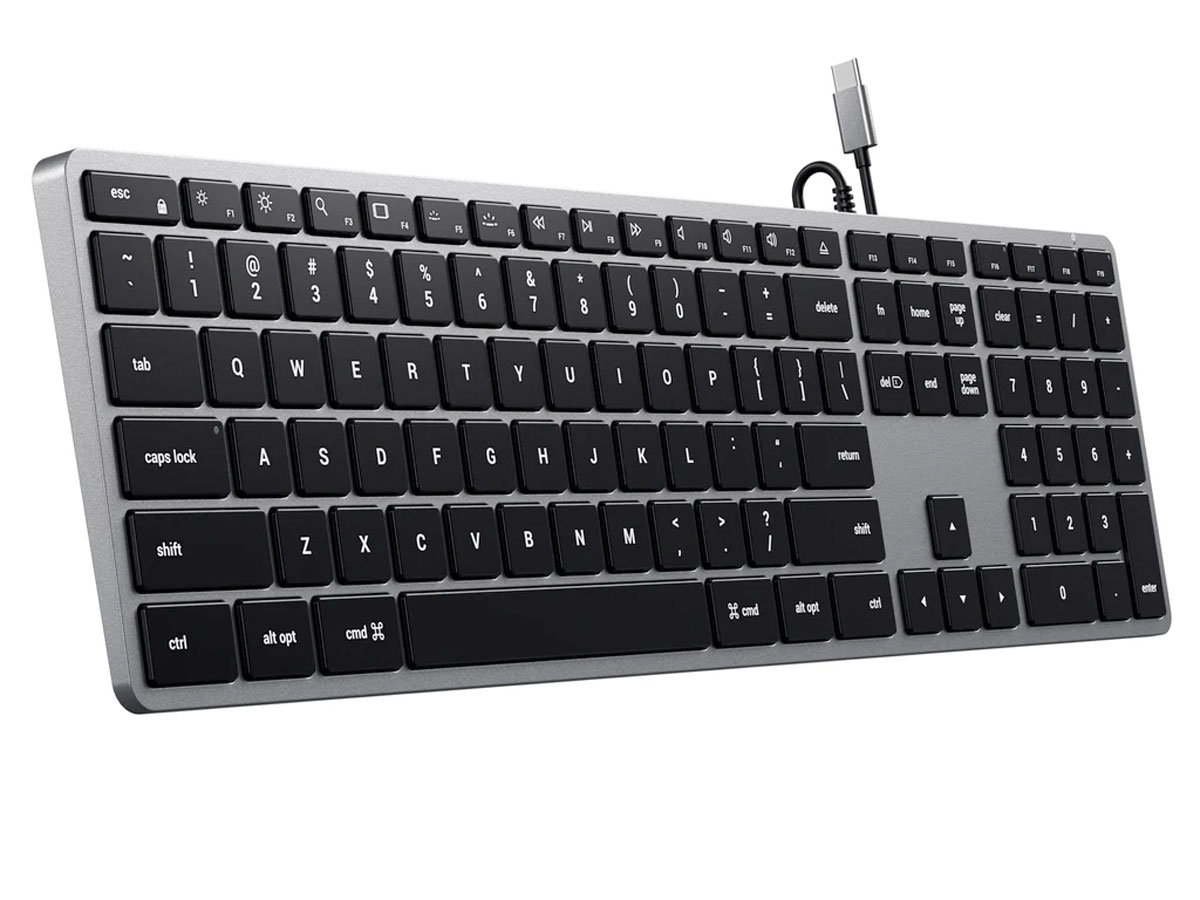 Satechi Slim W3 Wired Backlit Keyboard - QWERTY