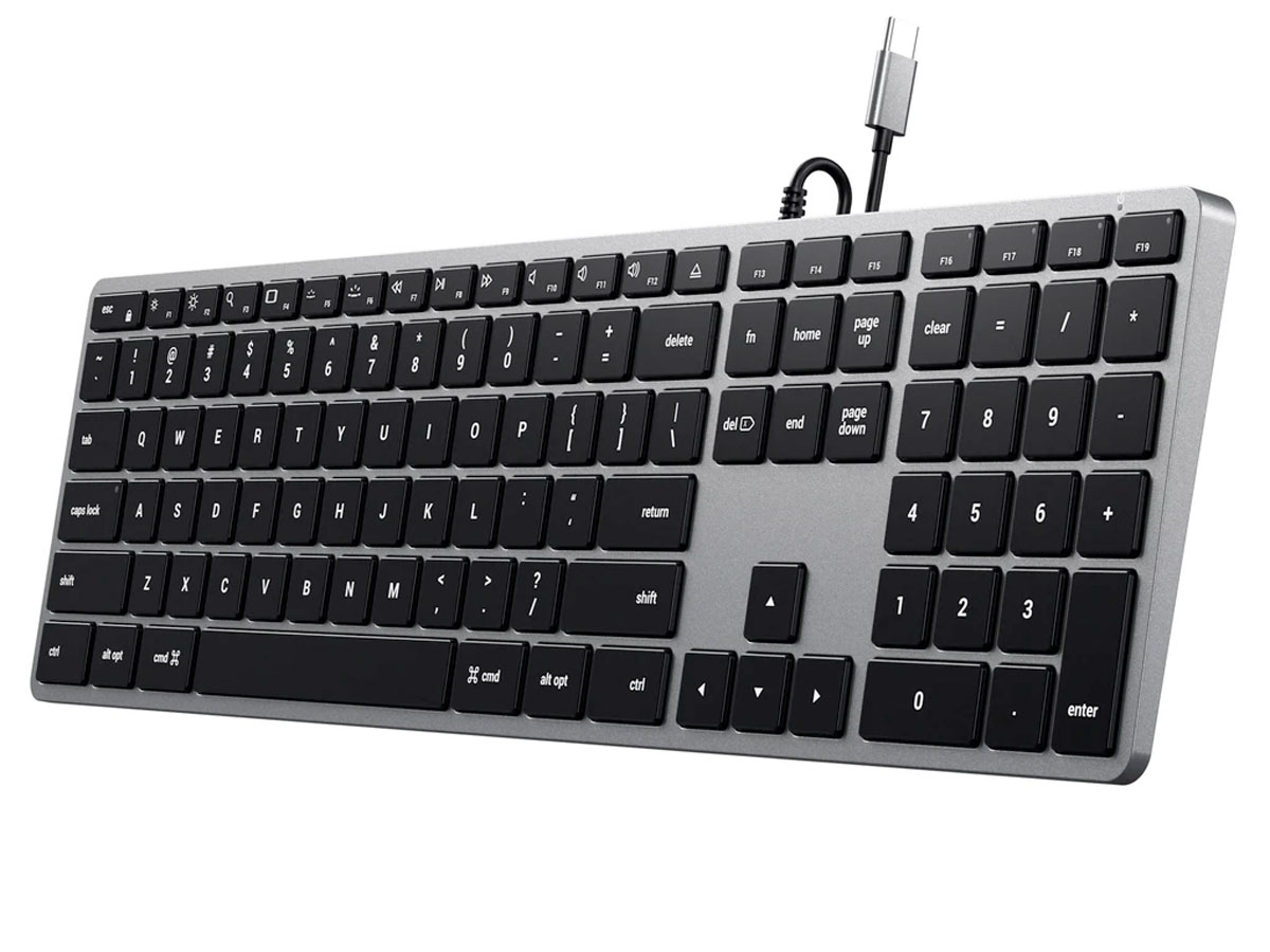 Satechi Slim W3 Wired Backlit Keyboard - QWERTY