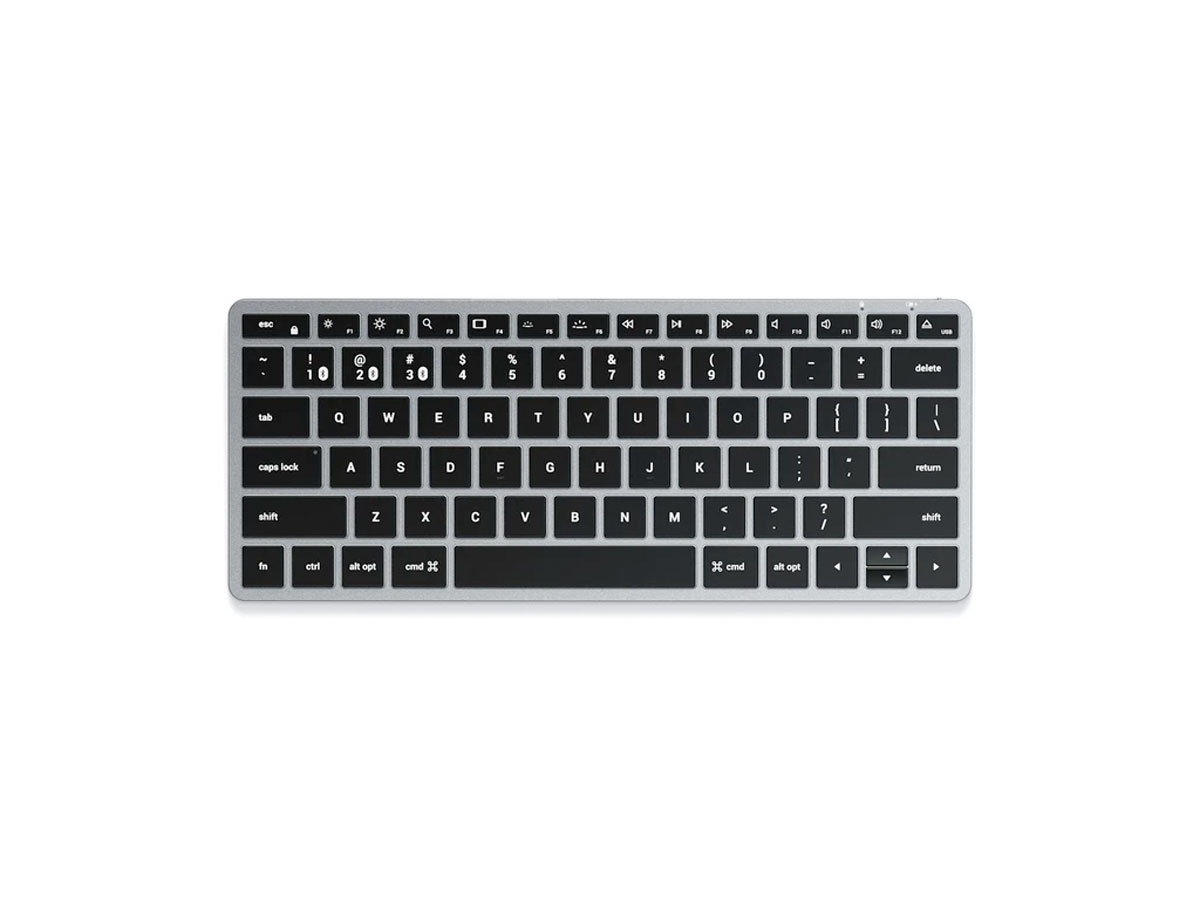 Satechi Slim X1 Bluetooth Backlit Keyboard Space Grey - QWERTY