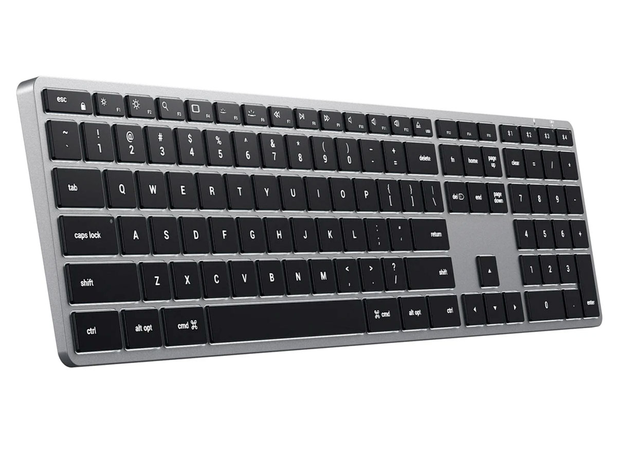 Satechi Slim X3 Bluetooth Backlit Keyboard Space Grey - QWERTY