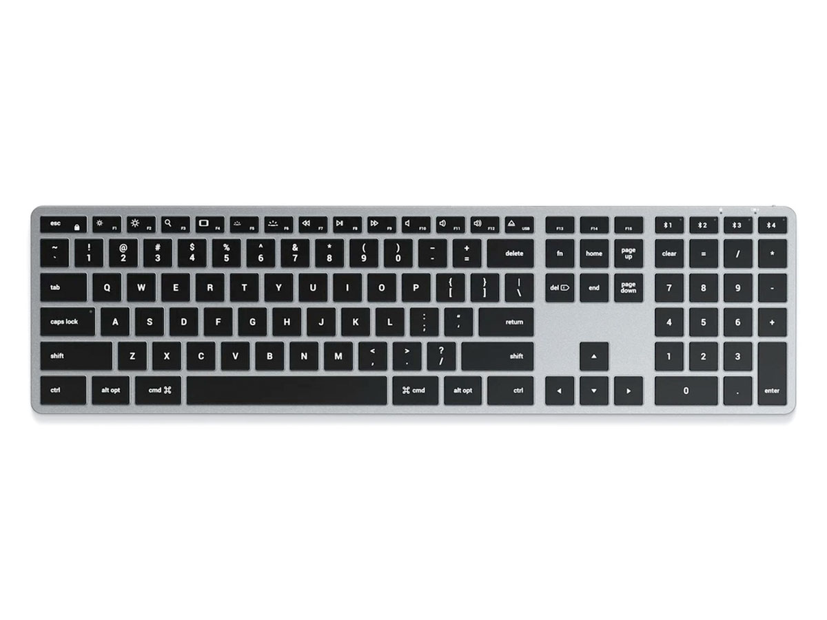 Satechi Slim X3 Bluetooth Backlit Keyboard Space Grey - QWERTY