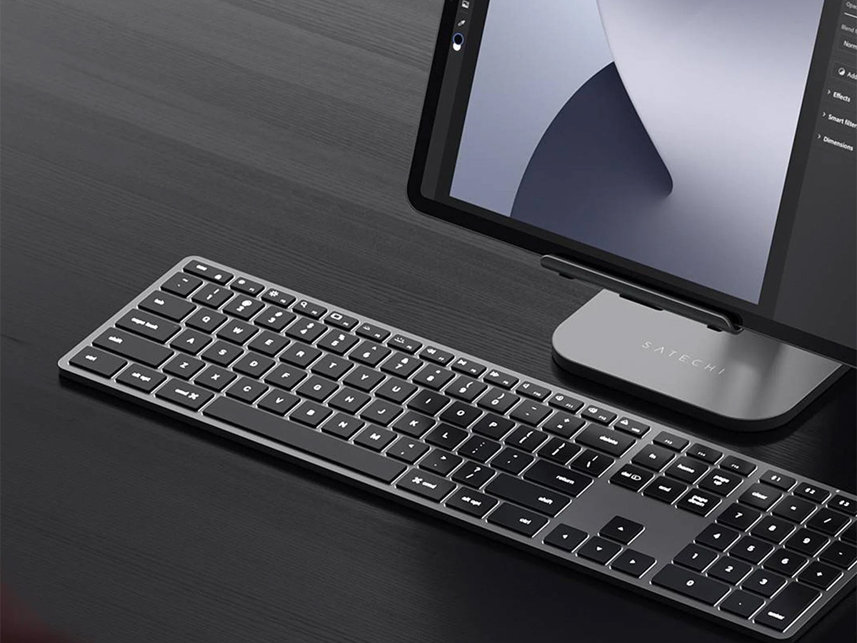 Satechi Slim X3 Bluetooth Backlit Keyboard Silver - QWERTY