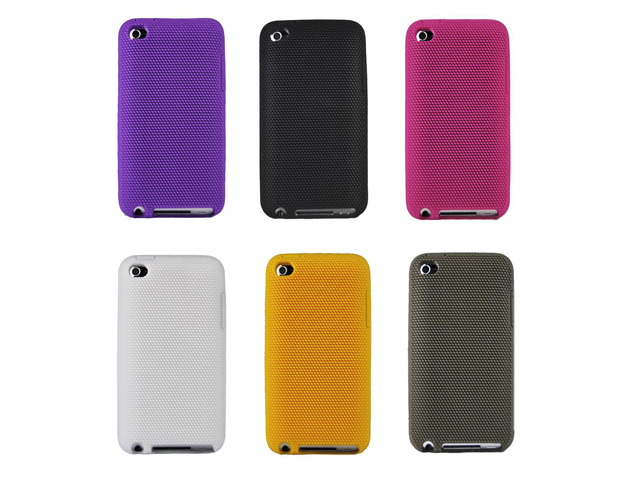 Anti-Slip Silicone Skin Hoes voor iPod touch 4G