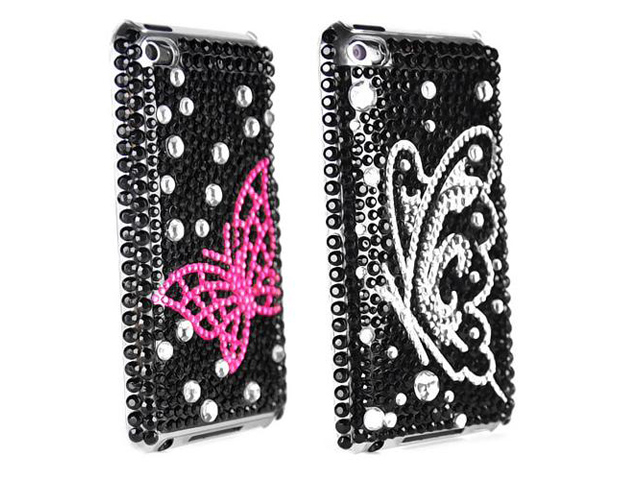 Butterfly Diamond Case Hoes voor iPod touch 4G